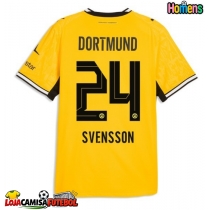 Camisa de Futebol Borussia Dortmund Daniel Svensson #24 Equipamento Principal 2026-27 Manga Curta